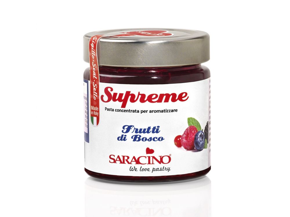 Aromat w kremie, pasta smakowa - Saracino - owoce leśne, 200 g