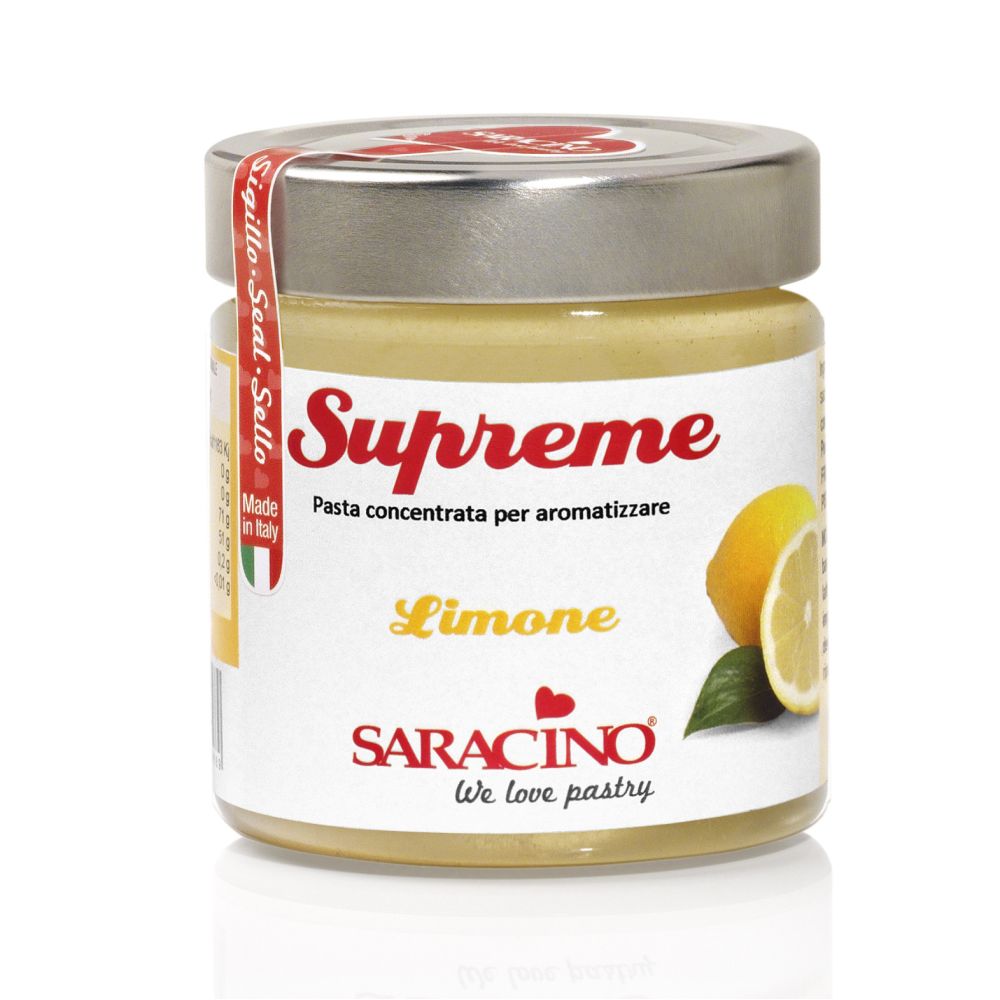 Aromat w kremie, pasta smakowa - Saracino - cytryna, 200 g