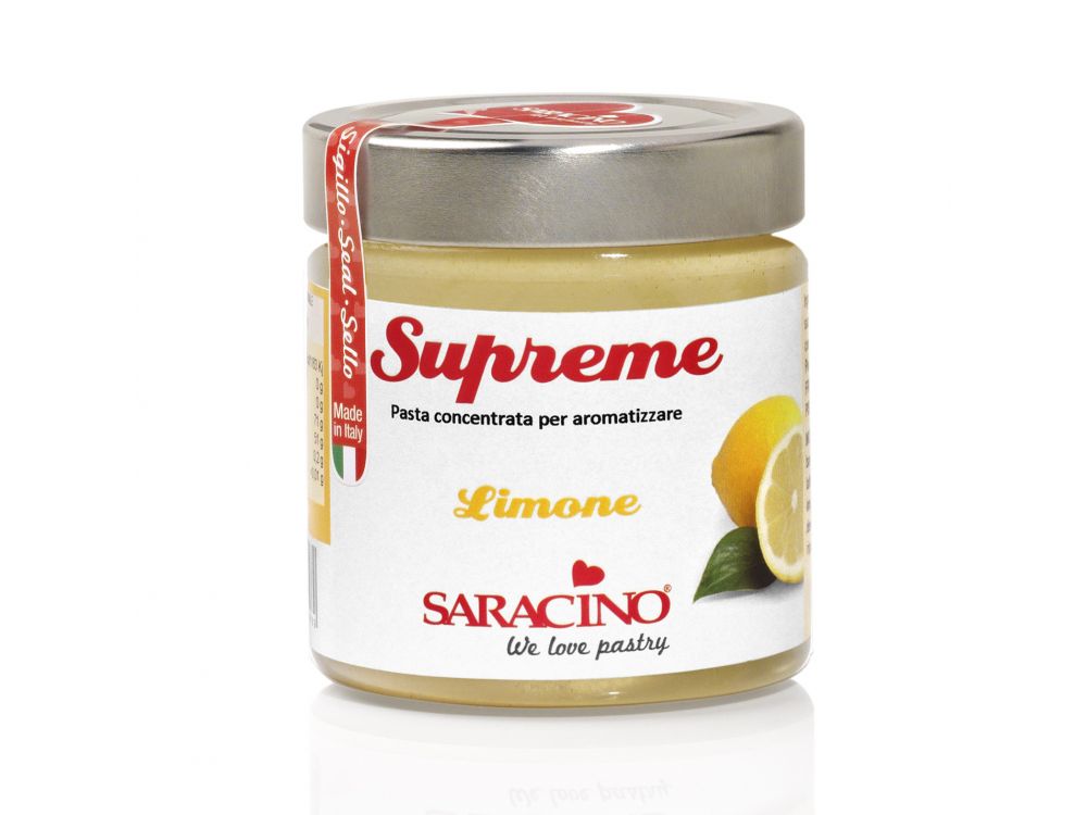 Aromat w kremie, pasta smakowa - Saracino - cytryna, 200 g