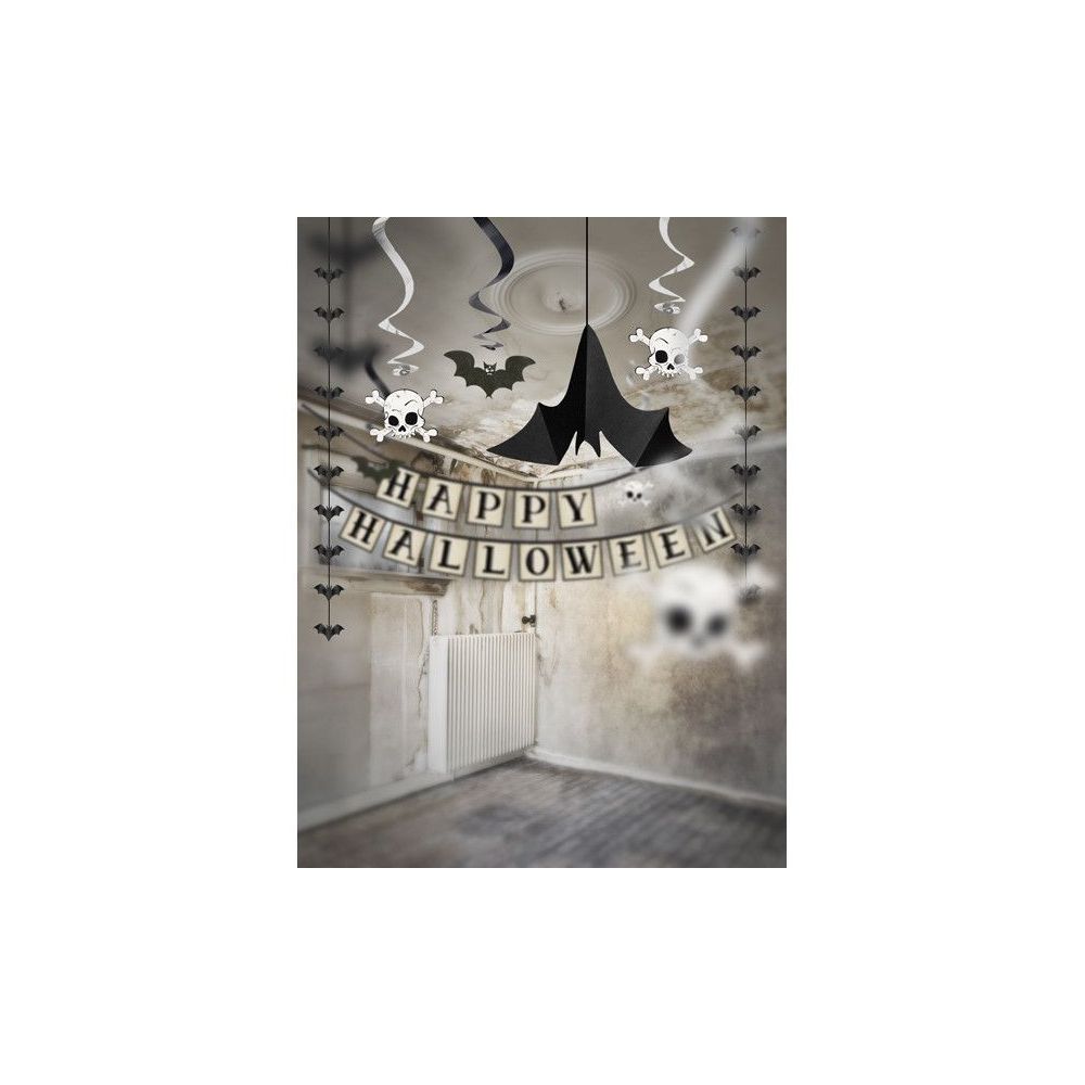 Decorative tags for Halloween - PartyDeco - Bats, 3 pcs.