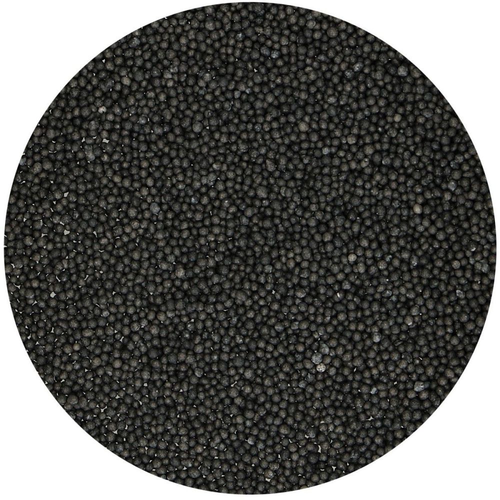 Sugar sprinkles, poppy seeds - FunCakes - black, 80 g