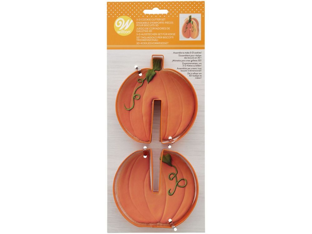 Cookie cutter for Halloween - Wilton - Pumpkin, 10 cm
