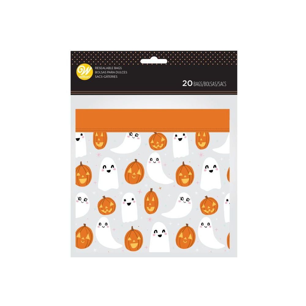 Decorative Halloween bags - Wilton - Ghosts and Pumpkins, 20 pcs.