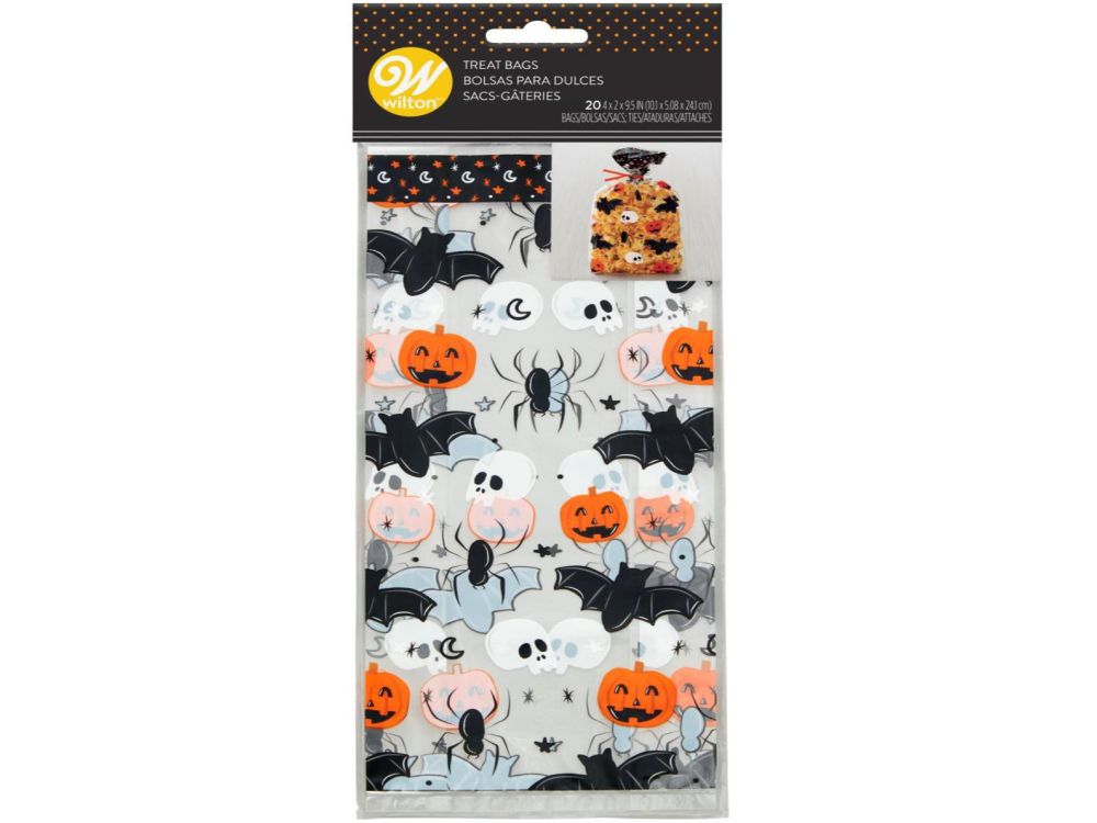 Decorative Halloween bags - Wilton - mix, 20 pcs.
