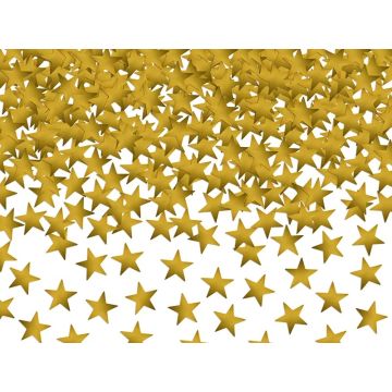 Konfetti dekoracyjne - PartyDeco - Gwiazdki, złote, 30 g
