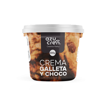 Cream for cakes and muffins - Azucren - Crema Galleta Y Choco, 300 g