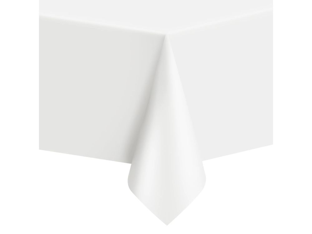 Obrus na słodki stół - biały, 137 x 274 cm