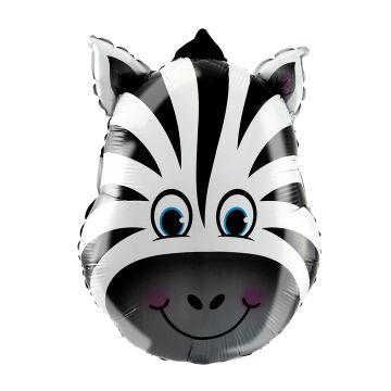 Balon foliowy - Zebra, 26 x 35 cm