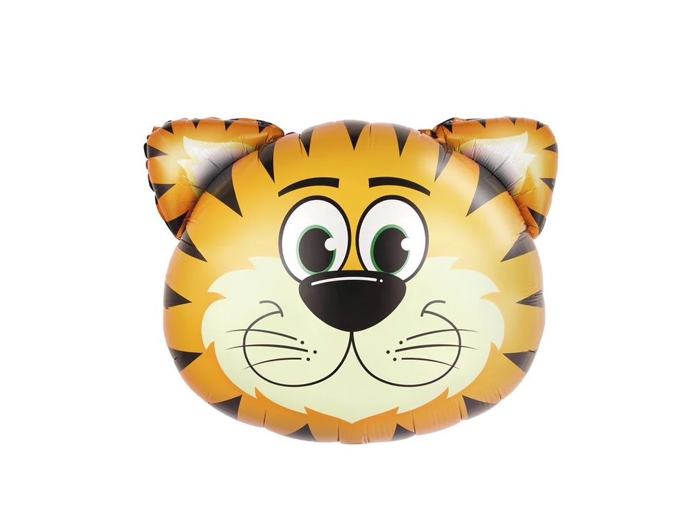 Balon foliowy - Tygrys, 31 x 26 cm
