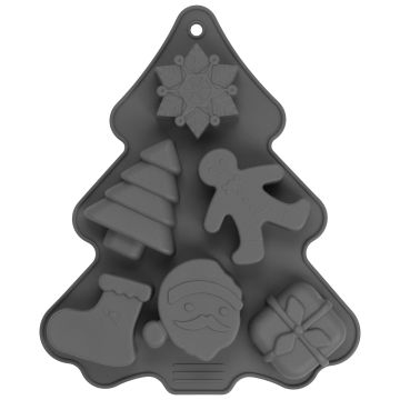 Silicone mold for Christmas...