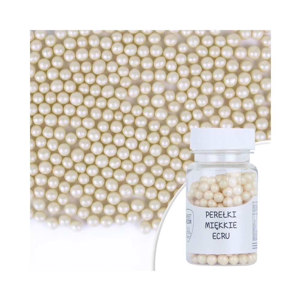 Soft pearls - ecru, 30 g