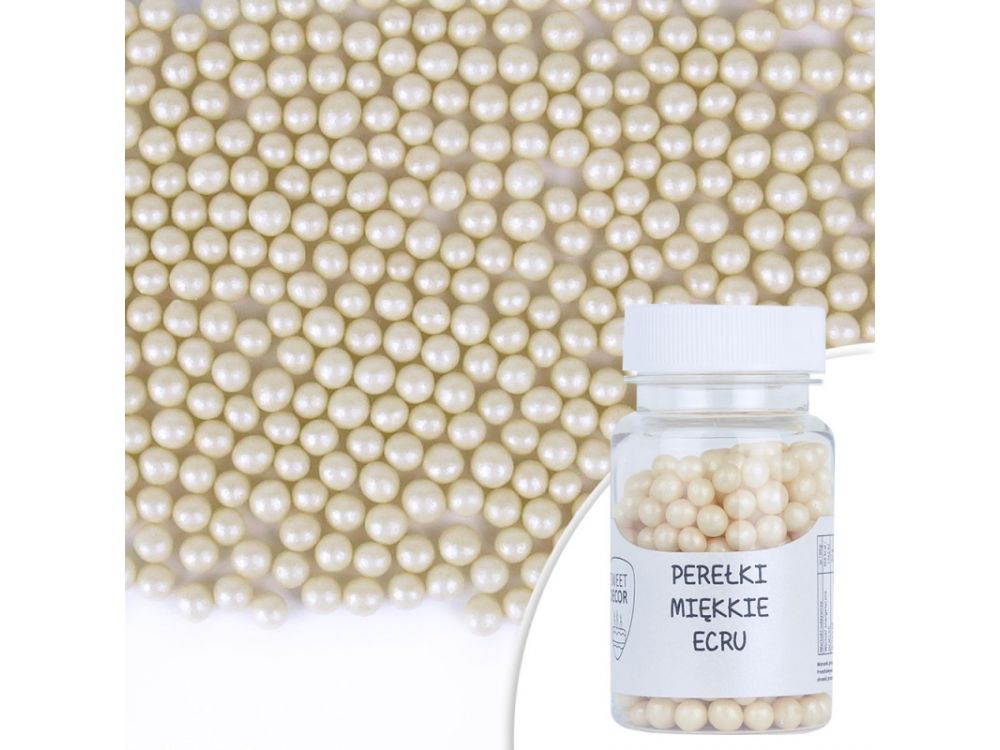 Soft pearls - ecru, 30 g