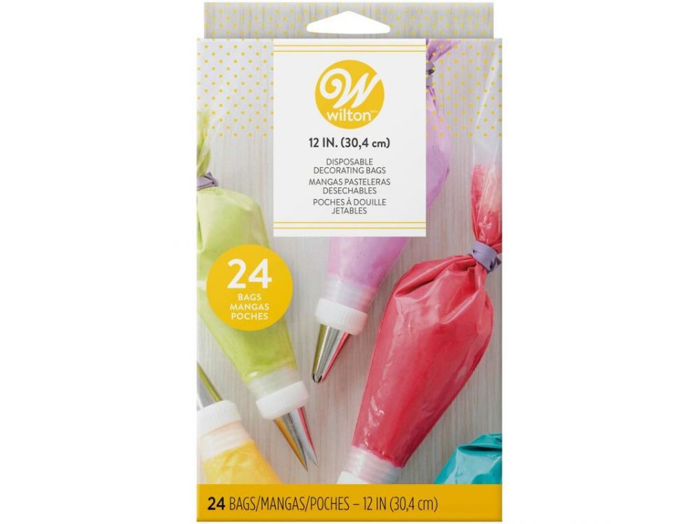 Set of disposable decorating bags - Wilton - 30,4 cm, 24 pcs.