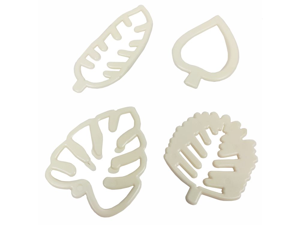 Cookie cutter set - Tropical Leaves, 4 pcs.