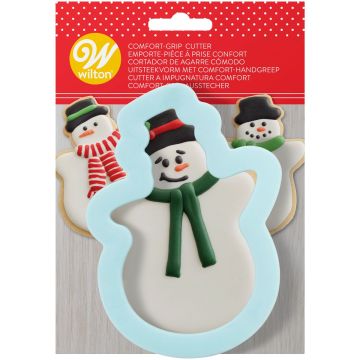 Mold, Christmas cookie cutter - Wilton - Snowman, 11 cm
