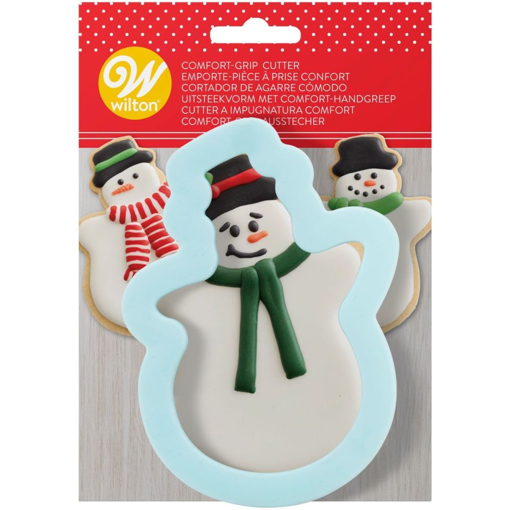 Mold, Christmas cookie cutter - Wilton - Snowman, 11 cm
