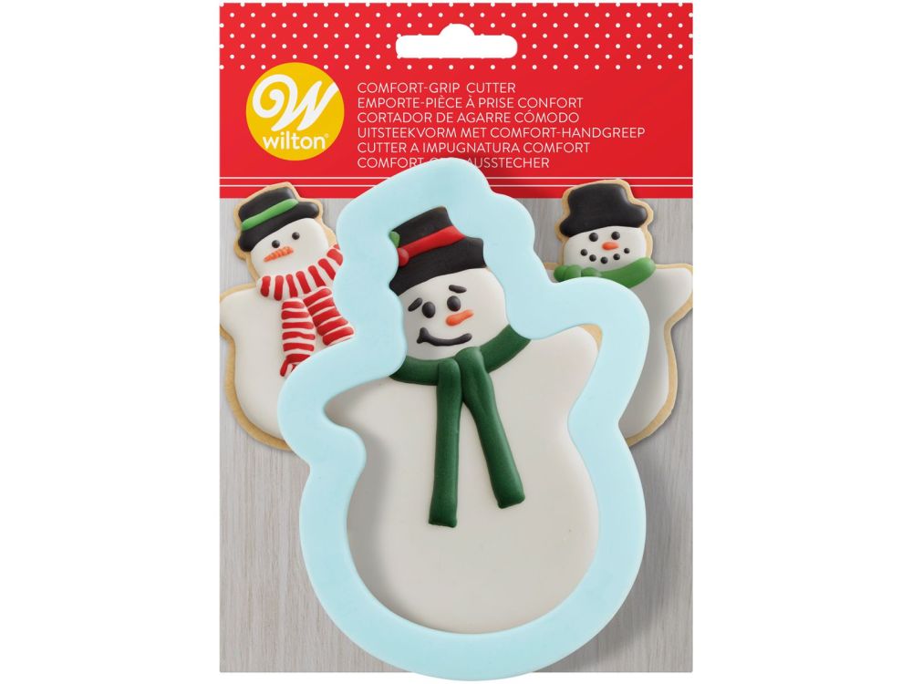 Mold, Christmas cookie cutter - Wilton - Snowman, 11 cm