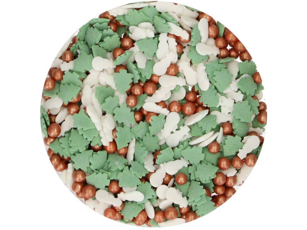 Sugar sprinkles, Christmas - FunCakes - Christmas mix, 55 g