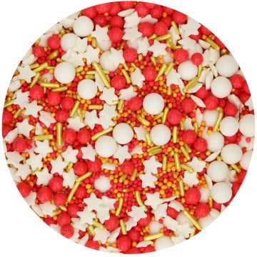 Sugar sprinkles, Christmas - FunCakes - Jolly, mix, 65 g