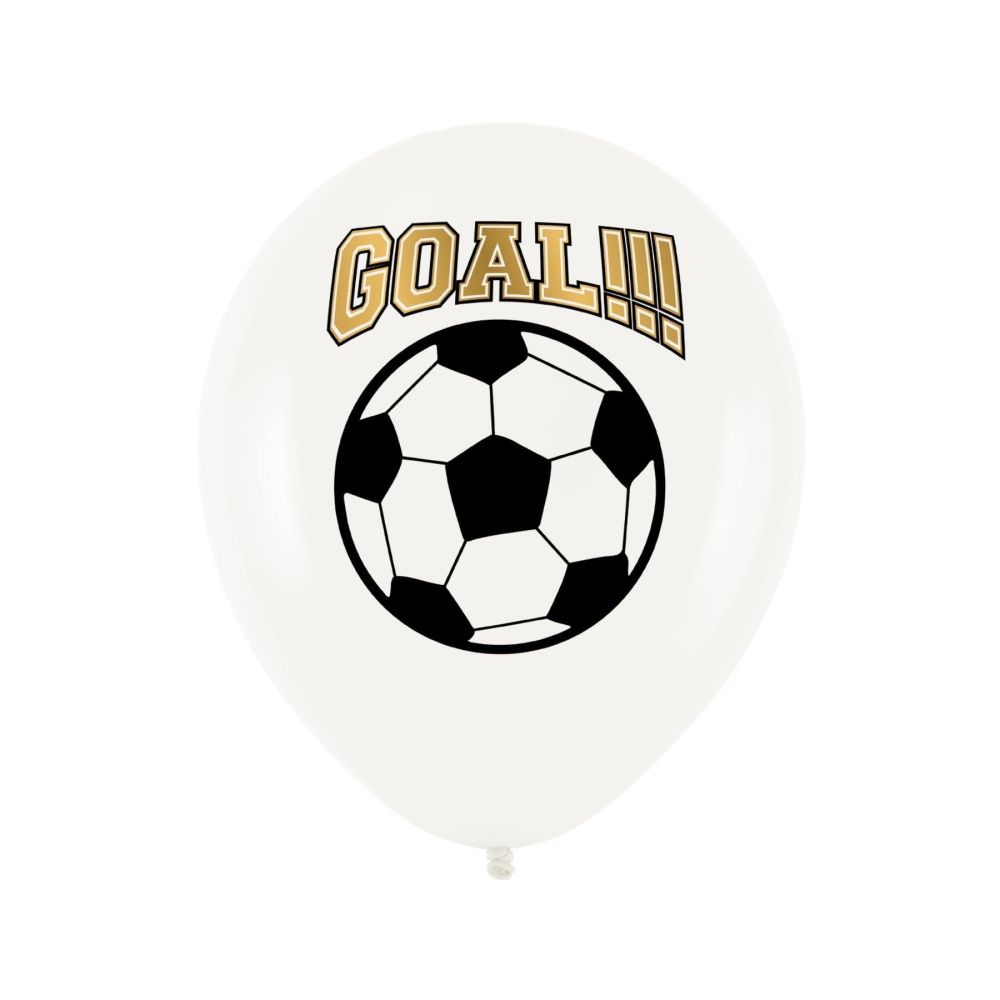 Balony lateksowe Eco - Football, mix, 30 cm, 6 szt.