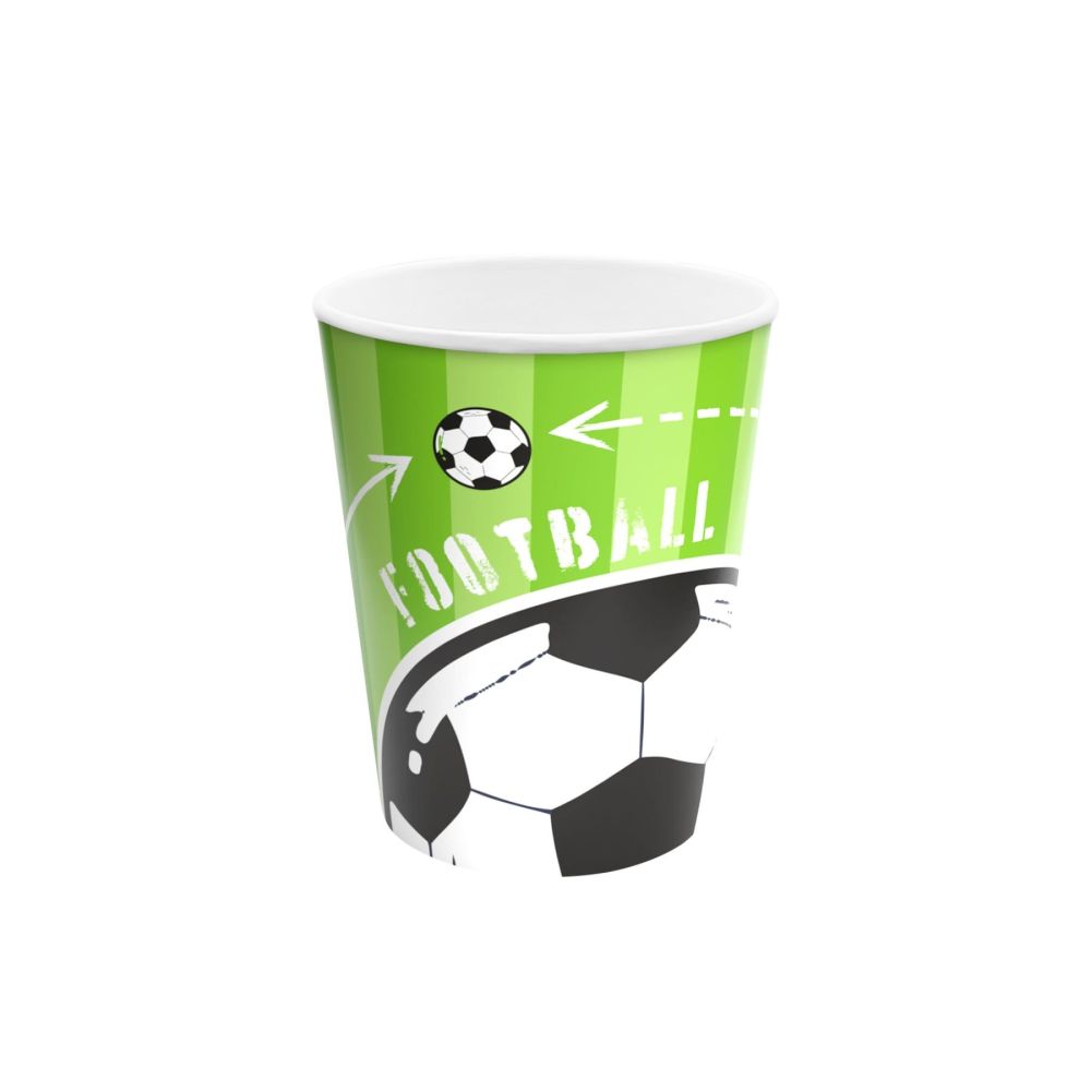 Paper cups - Football, 6 pcs.