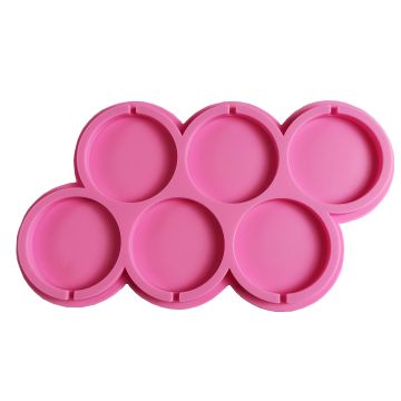 Silicone mold for ornaments - Wheels, 6 pcs.