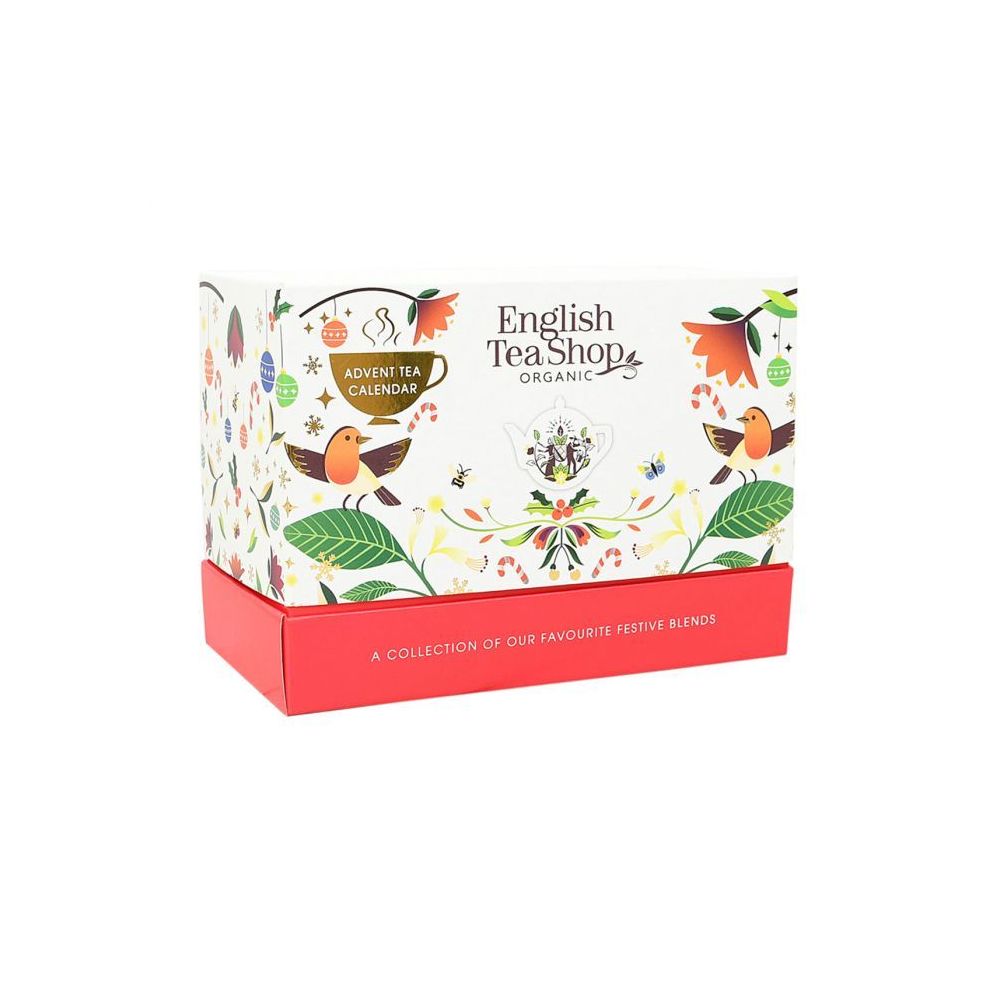 Advent Tea Calendar - English Tea Shop - white, 25 pcs.