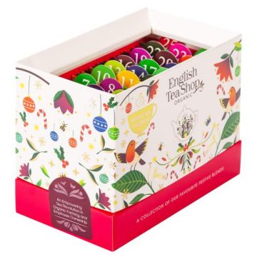 Kalendarz Adwentowy z herbatami - English Tea Shop - biały, 25 szt.