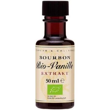 Bourbon vanilla food extract - Taylor & Colledge - organic, 50 ml