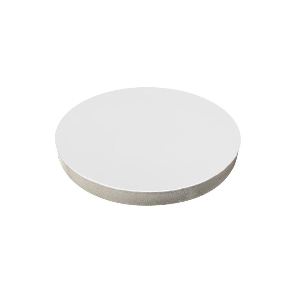 Round cake base - thick, polystyrene, white, 24 cm