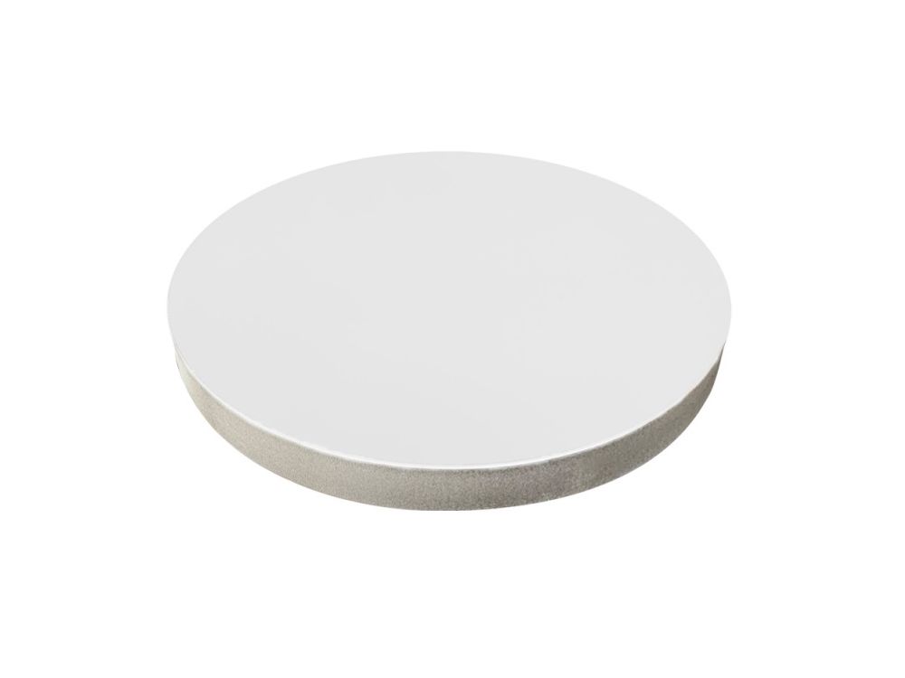 Round cake base - thick, polystyrene, white, 26 cm