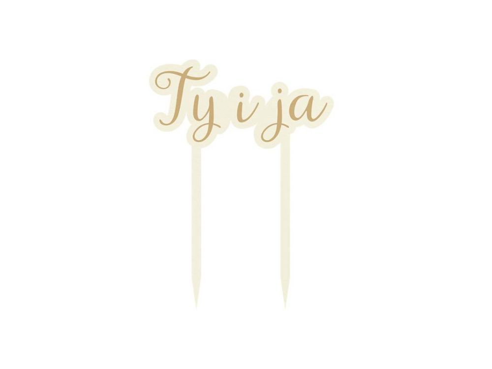 Topper na tort - P13 - Ty i Ja