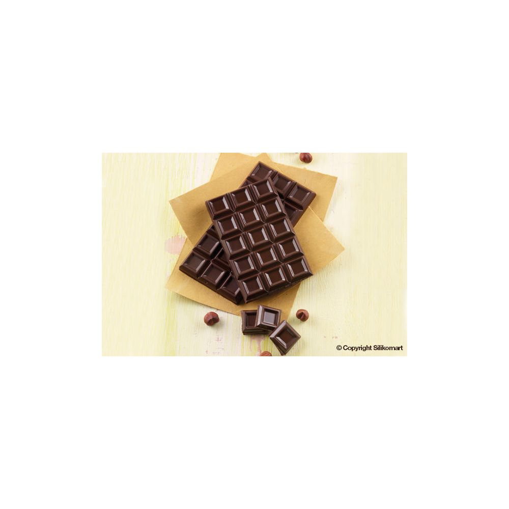 Silicone form - SilikoMart - Tablette Choco Bar, 15 x 7,5 cm