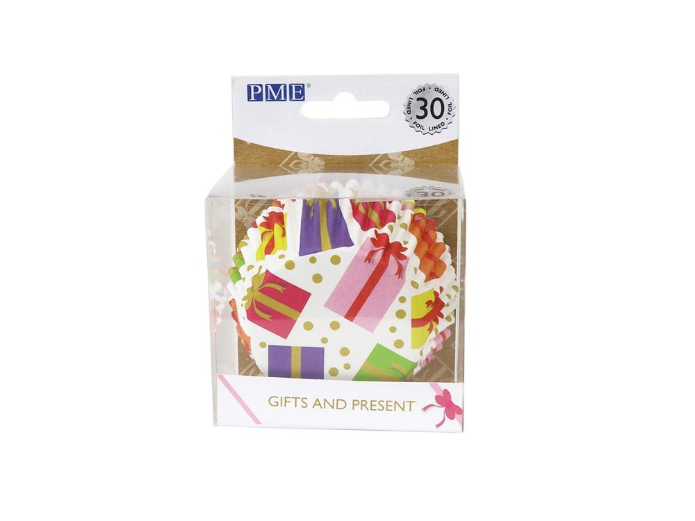 Christmas muffin cases - PME - Gifts, 30 pcs.