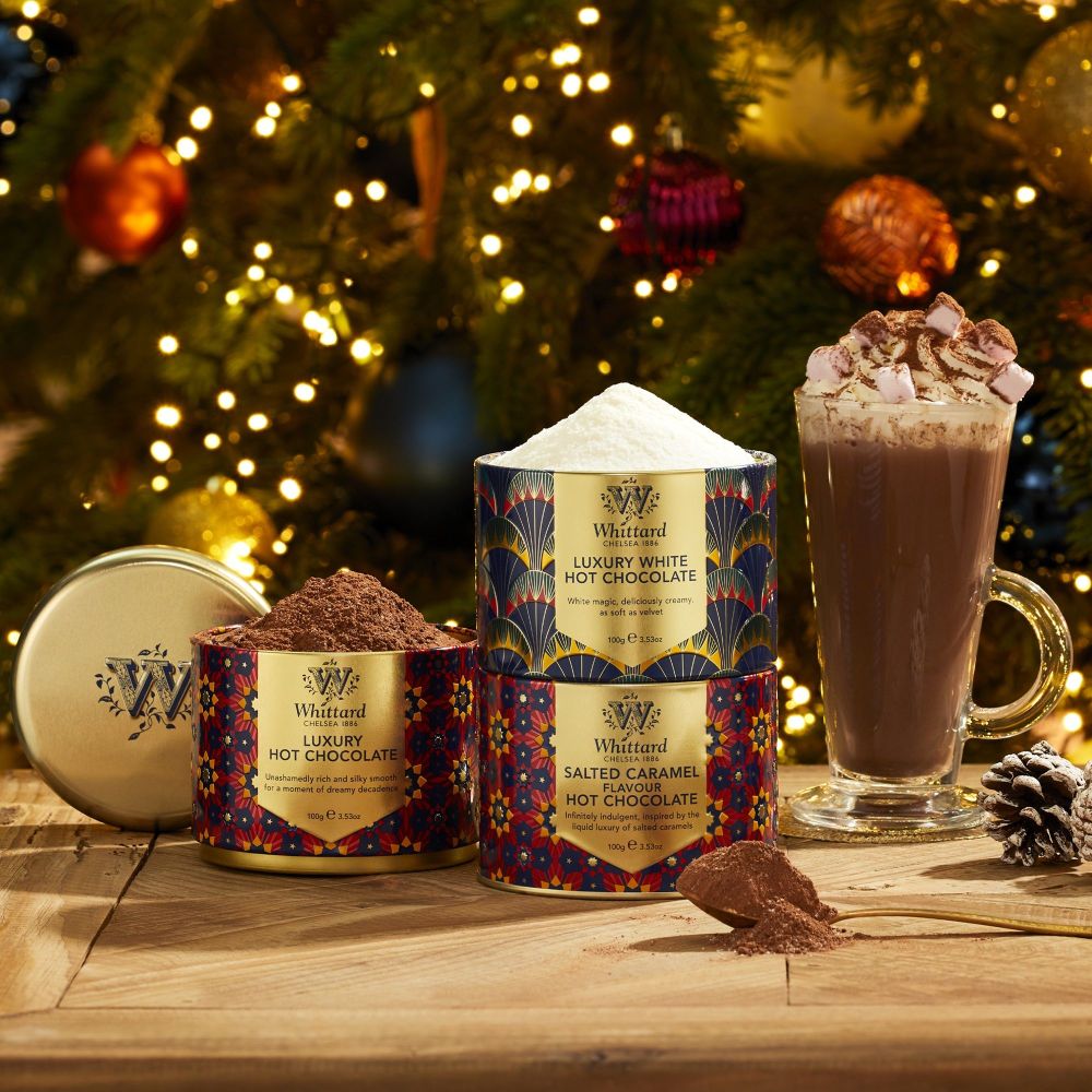 Drinking Chocolate Christmas Set - Whittard - 300 g, 3 pcs.