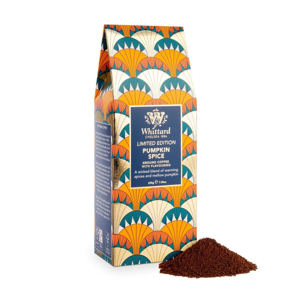 Ground Coffee - Whittard - Pumpkin Spice, 200 g