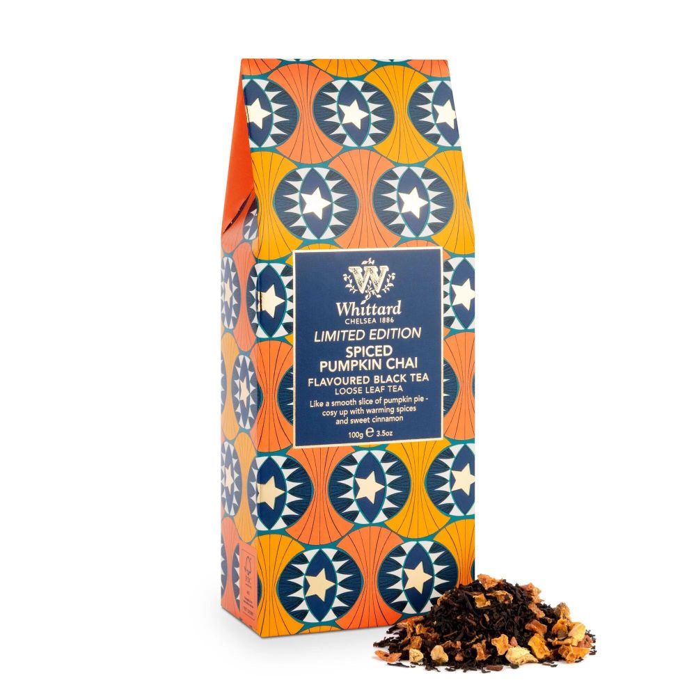 Black Tea - Whittard - Spiced Pumpkin Chai, 100 g