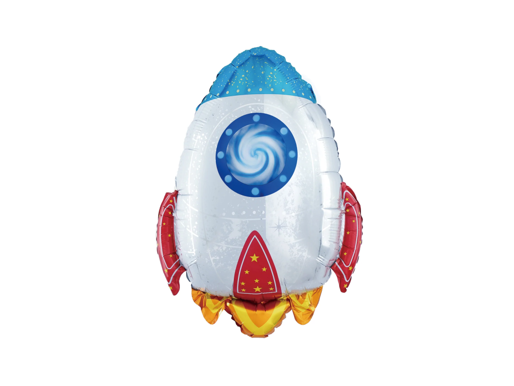 Balon foliowy - Rakieta 56 x 75 cm