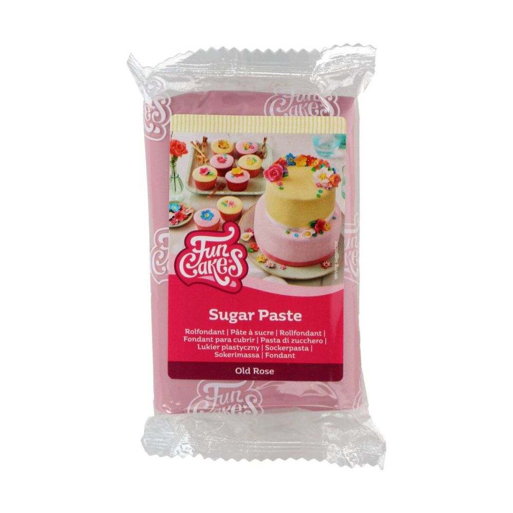Sugar paste - FunCakes - Old Rose, 250 g