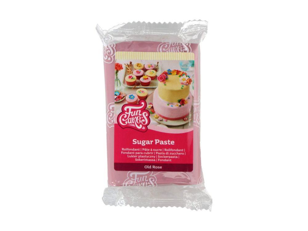 Sugar paste - FunCakes - Old Rose, 250 g