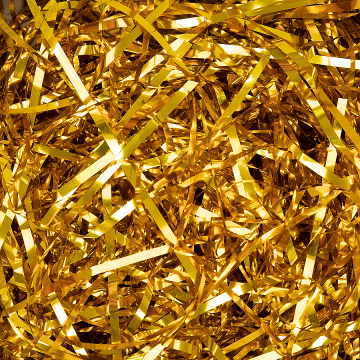 Gift filler - gold, metallised, 30 g