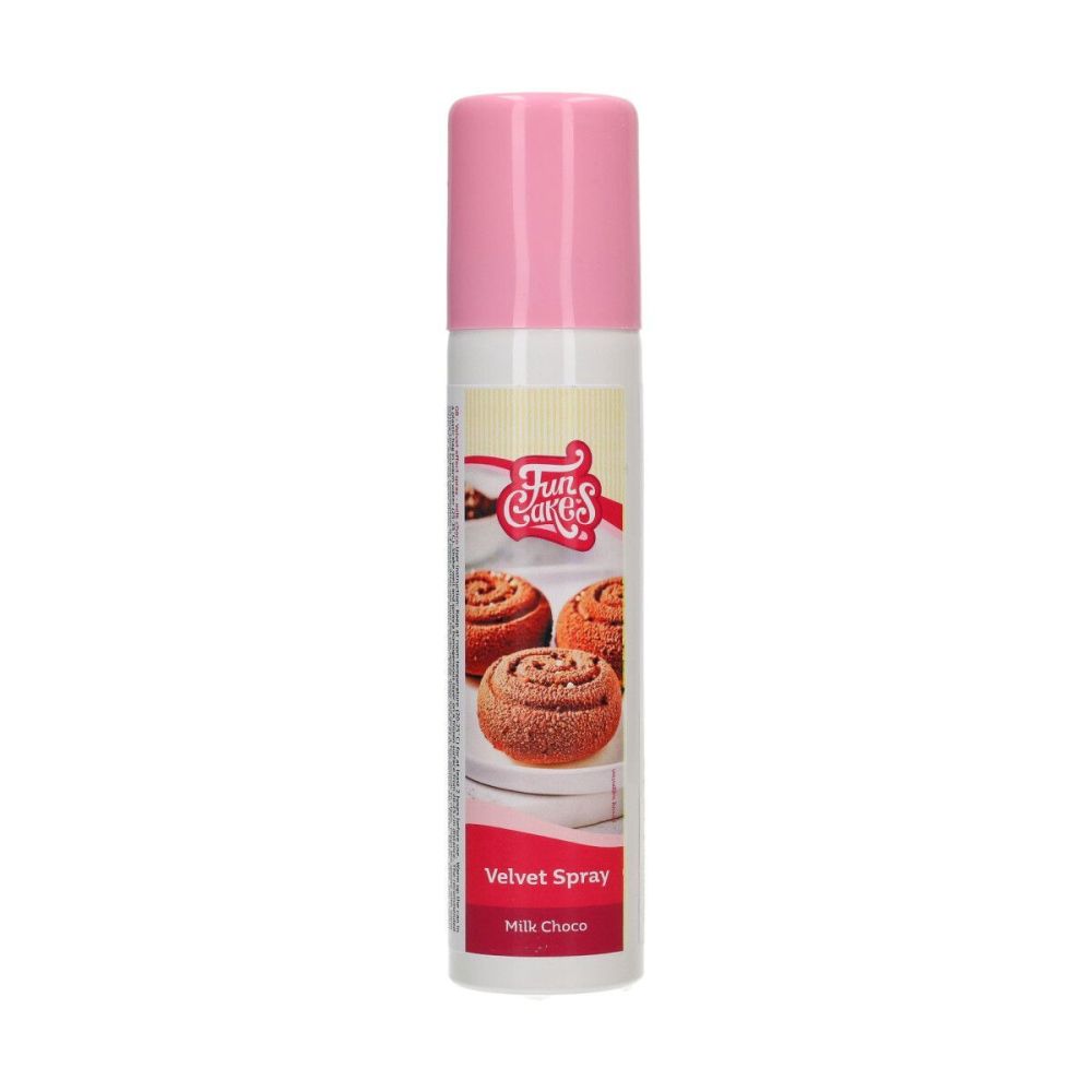 Velvet spray - FunCakes - Milk Choco, 100 ml