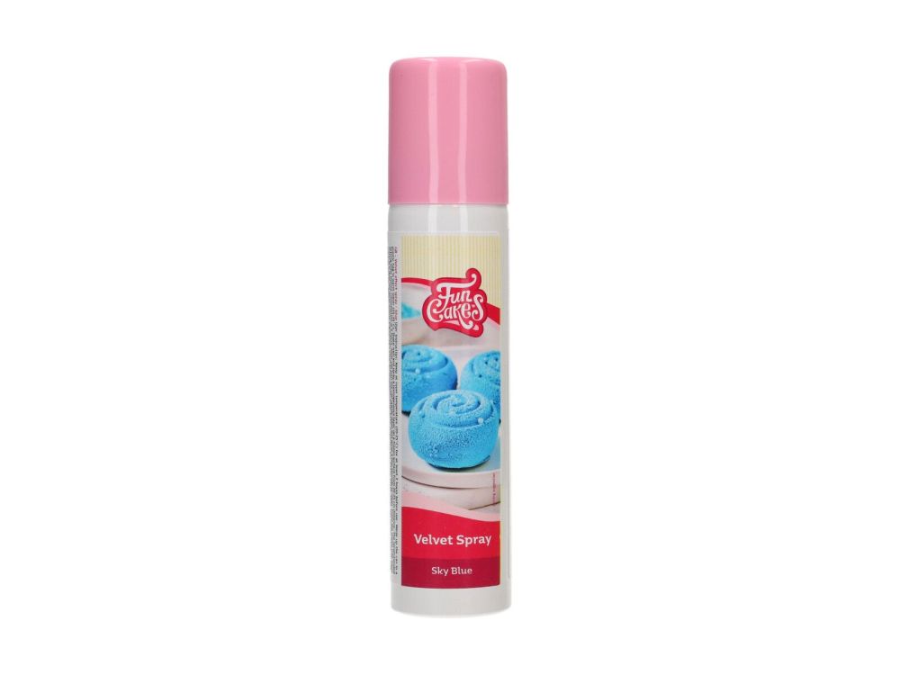 Velvet spray - FunCakes - Sky Blue, 100 ml