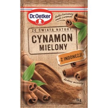 Cynamon z Indonezji - Dr. Oetker - mielony, 15 g