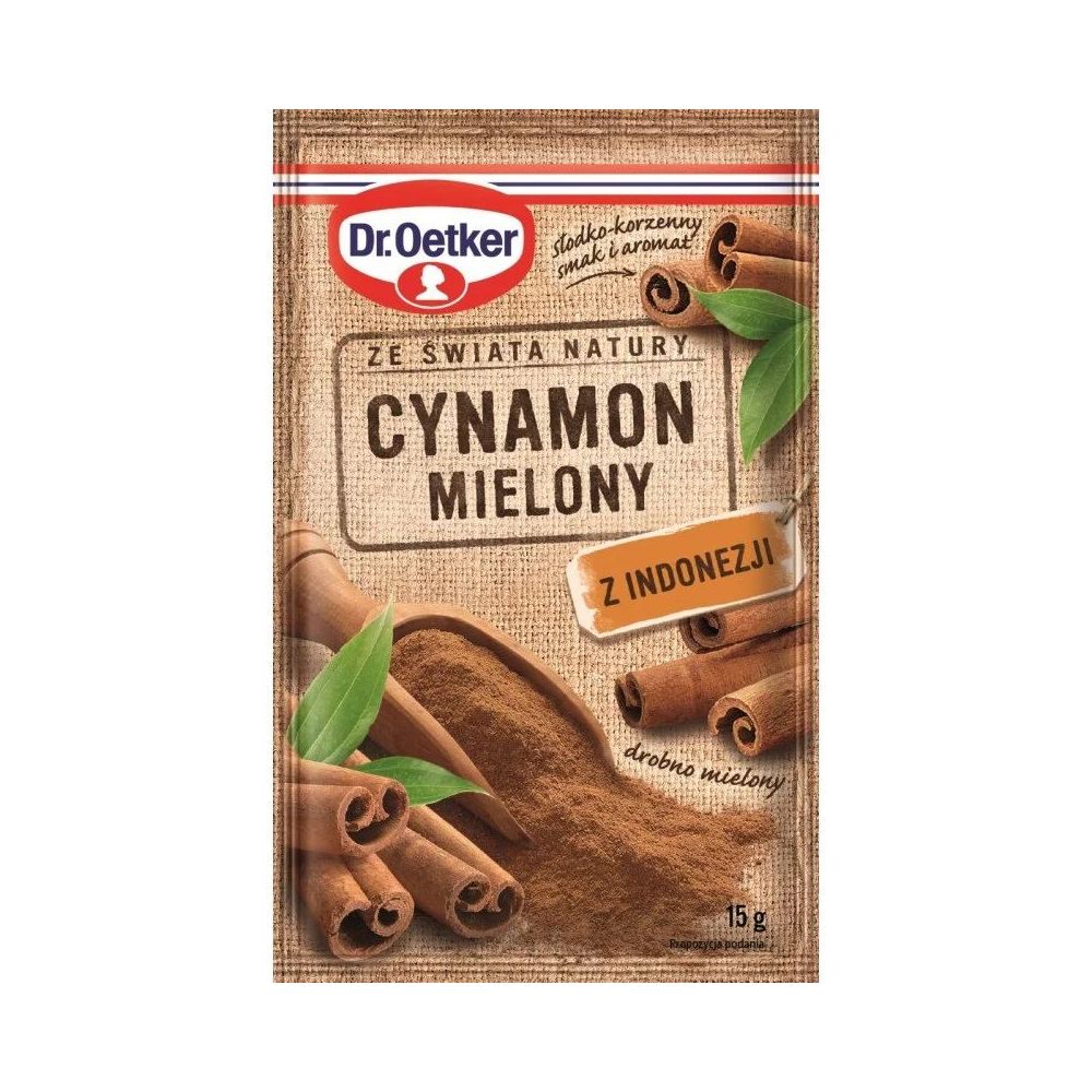 Cinnamon from Indonesia - Dr. Oetker - ground, 15 g