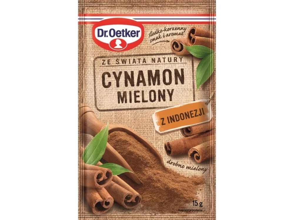 Cinnamon from Indonesia - Dr. Oetker - ground, 15 g