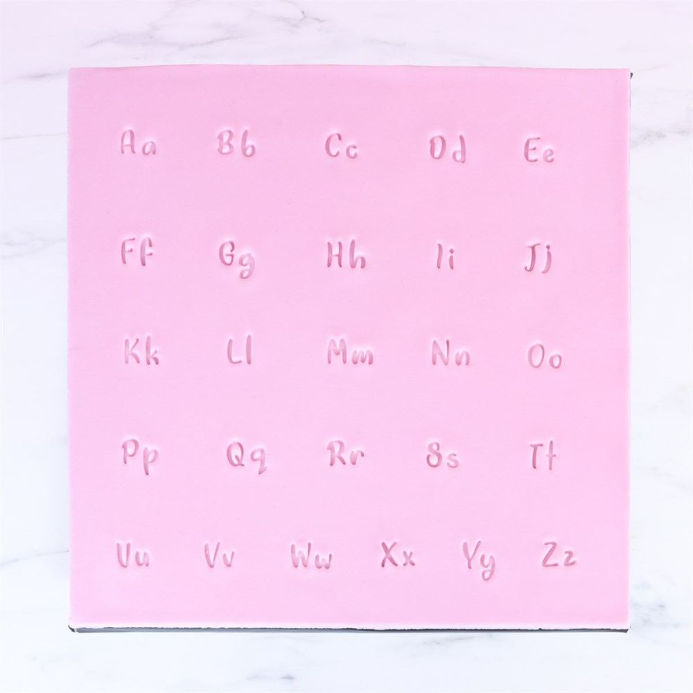 Set of molds for creating inscriptions - PME - letters, numbers and signs, 66 pcs.