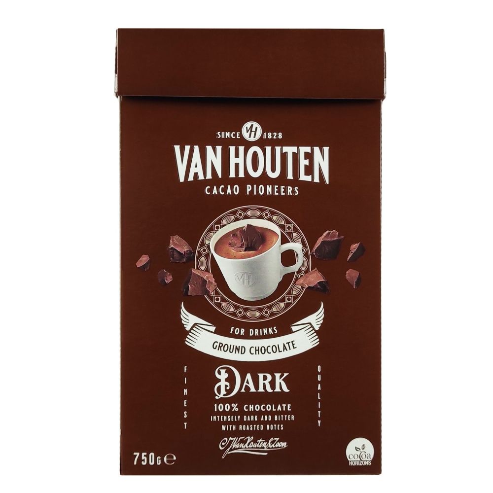 Chocolate powder for drinking - Van Houten - Dark, 750 g