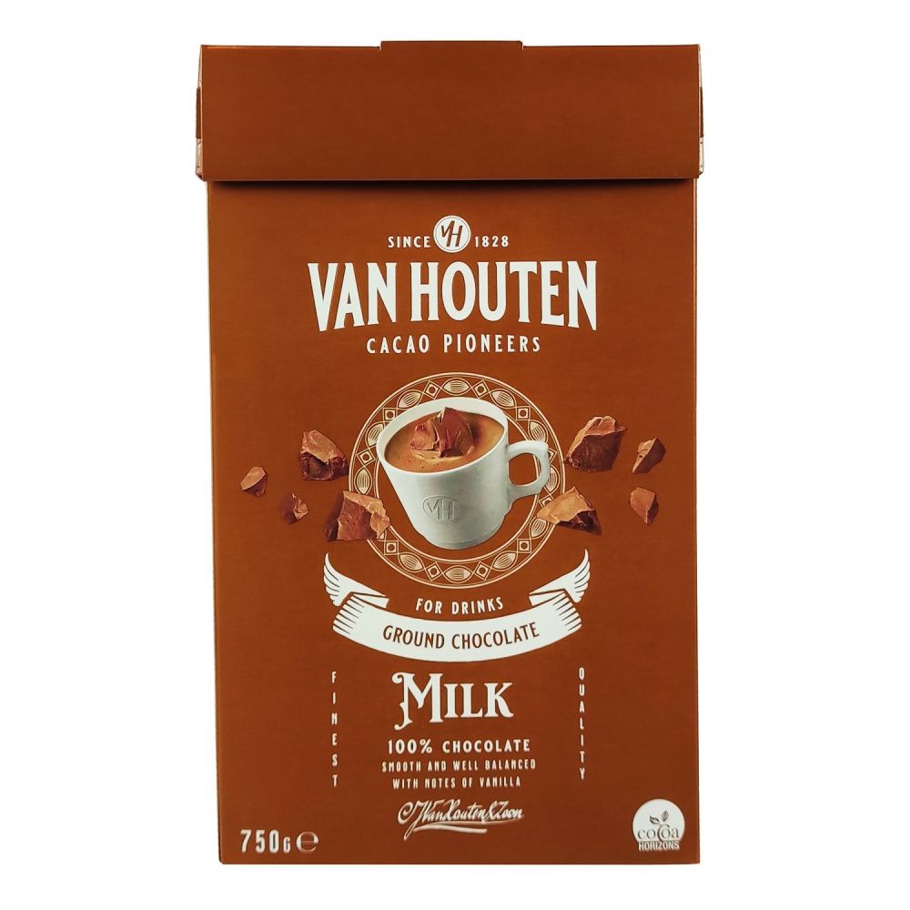Chocolate powder for drinking - Van Houten - Milk, 750 g