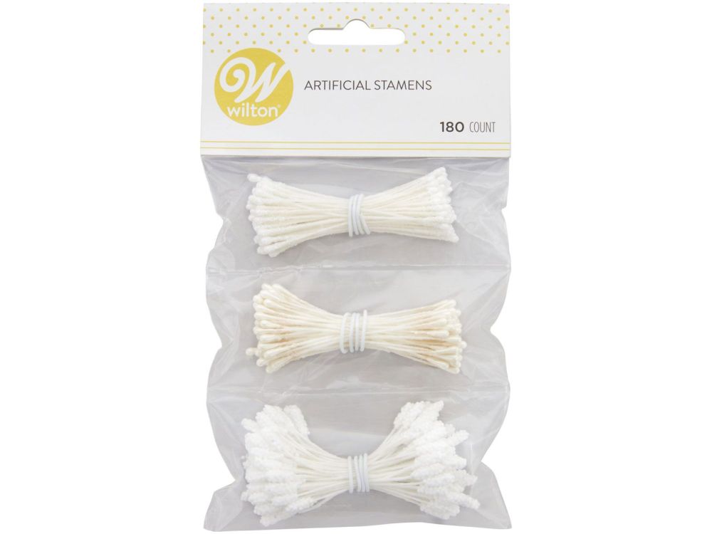Wrap wire for sugar flowers - Wilton - white, 180 pcs.